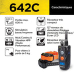 קולר אלקטרוני לשני כלבים Dogtra 642c